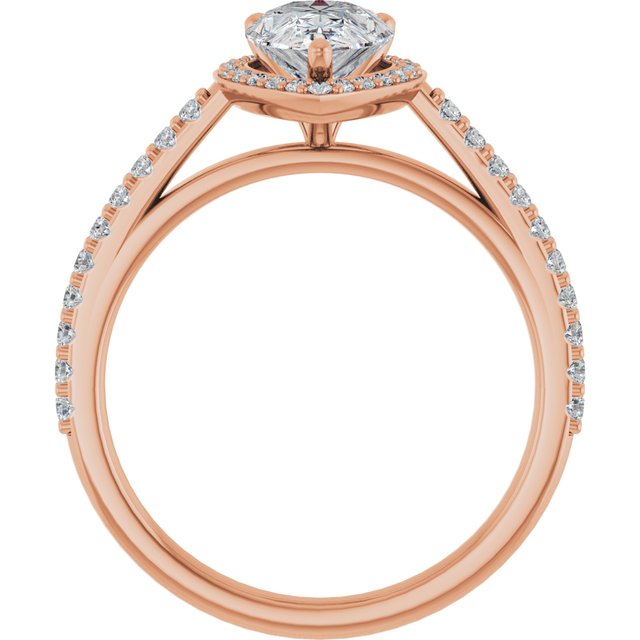 Halo-Style Engagement Ring