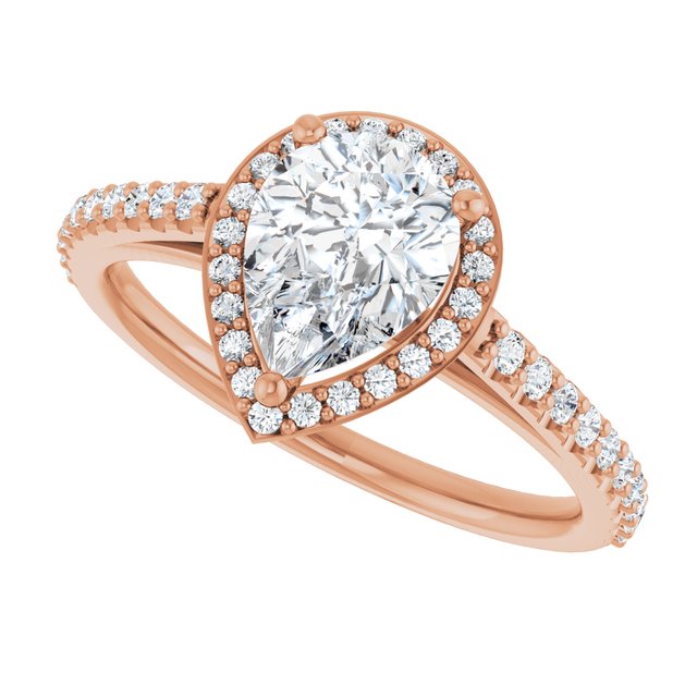 Halo-Style Engagement Ring