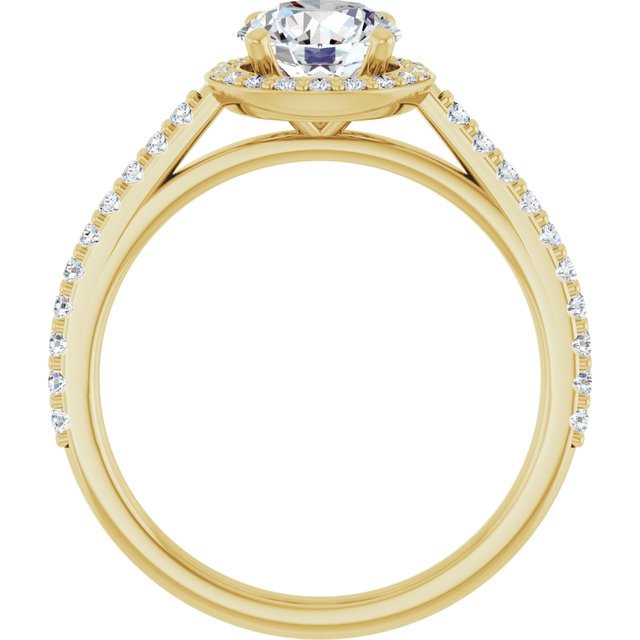 Halo-Style Engagement Ring