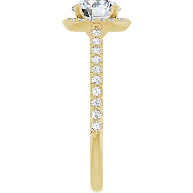 Halo-Style Engagement Ring