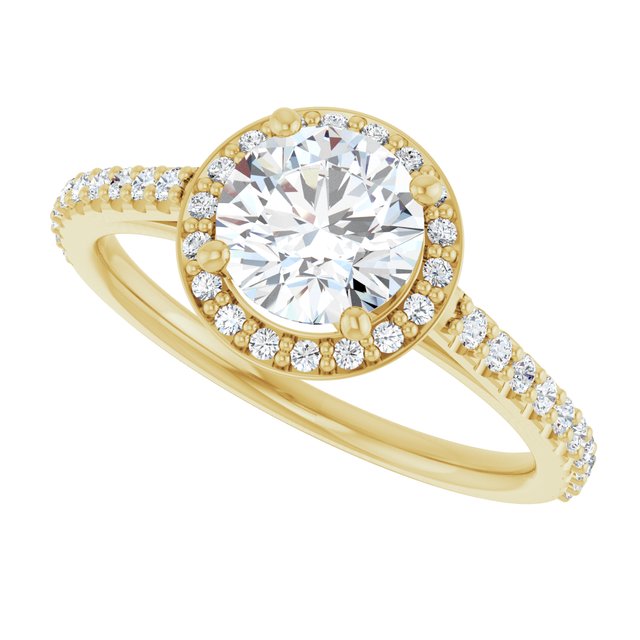 Halo-Style Engagement Ring