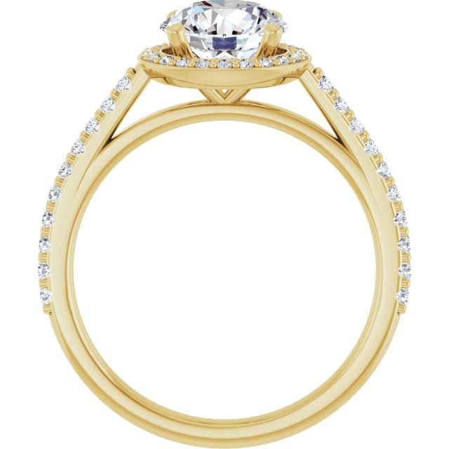 Halo-Style Engagement Ring