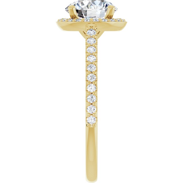 Halo-Style Engagement Ring