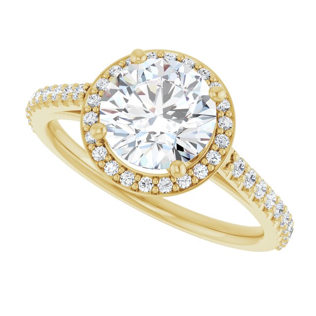 Halo-Style Engagement Ring