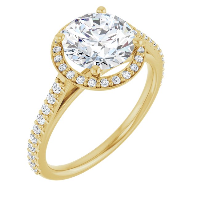 Halo-Style Engagement Ring