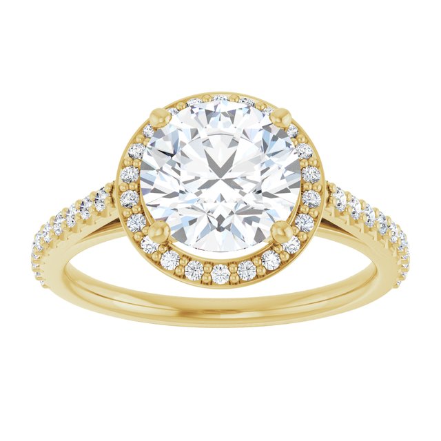 Halo-Style Engagement Ring