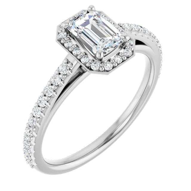 Halo-Style Engagement Ring