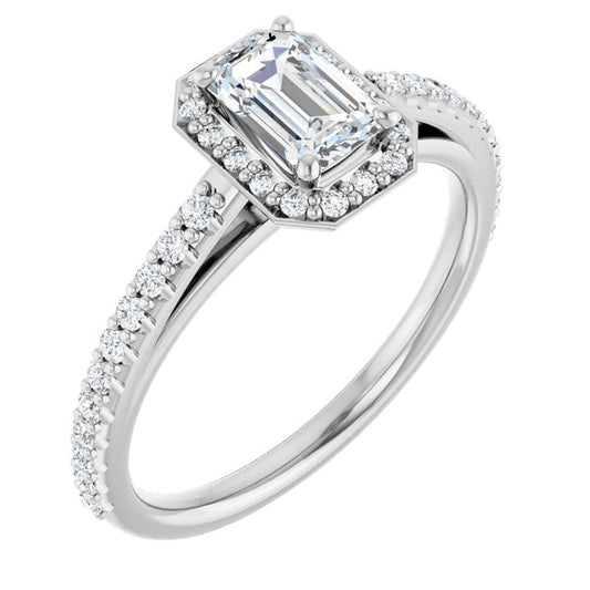 Halo-Style Engagement Ring