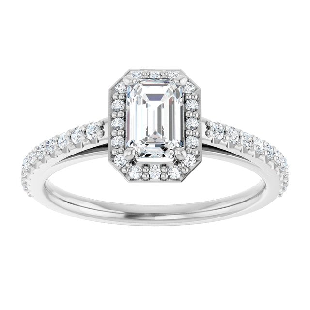 Halo-Style Engagement Ring