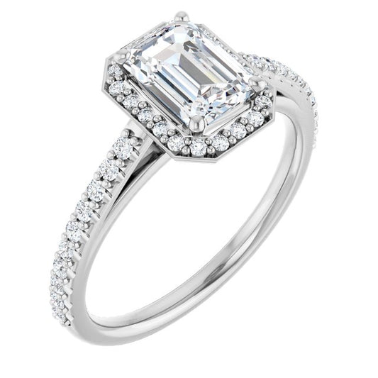 Halo-Style Engagement Ring