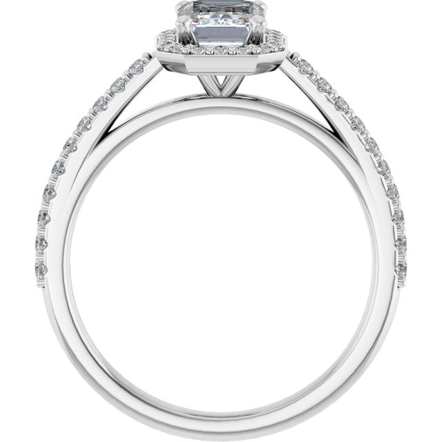 Halo-Style Engagement Ring