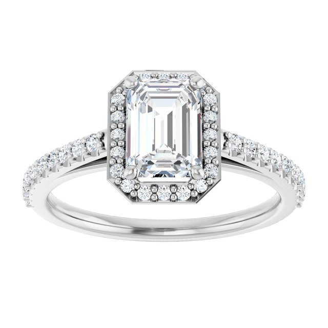 Halo-Style Engagement Ring