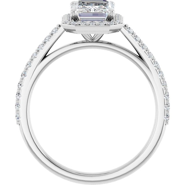 Halo-Style Engagement Ring