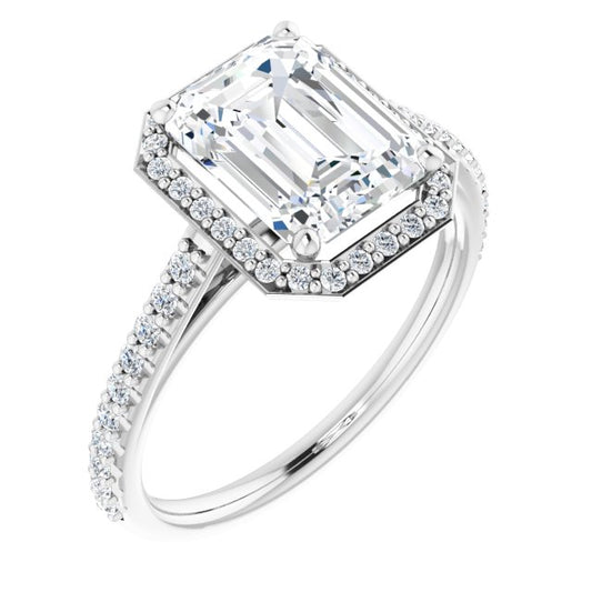 Halo-Style Engagement Ring