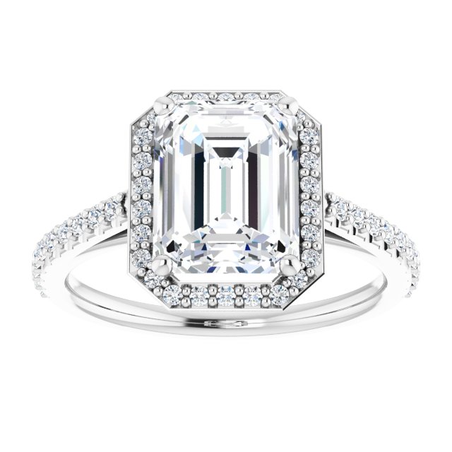 Halo-Style Engagement Ring