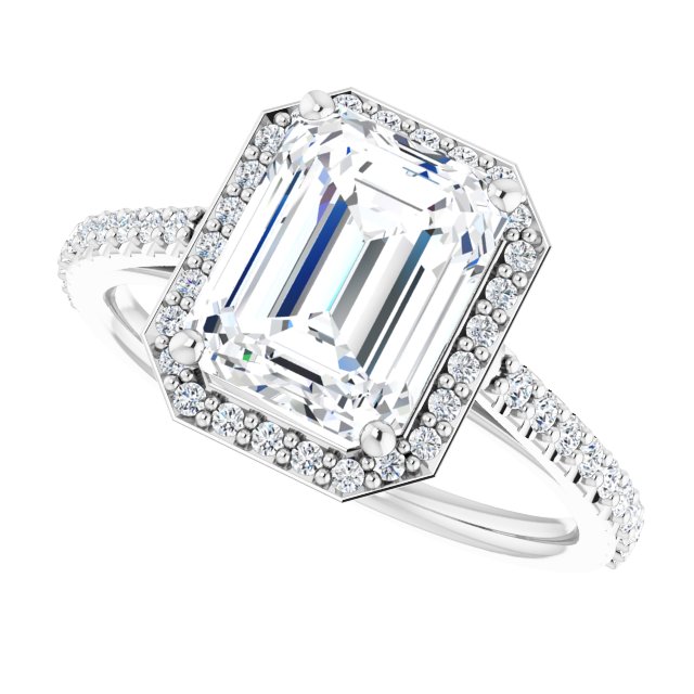 Halo-Style Engagement Ring