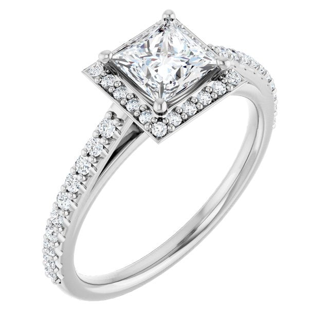 Halo-Style Engagement Ring