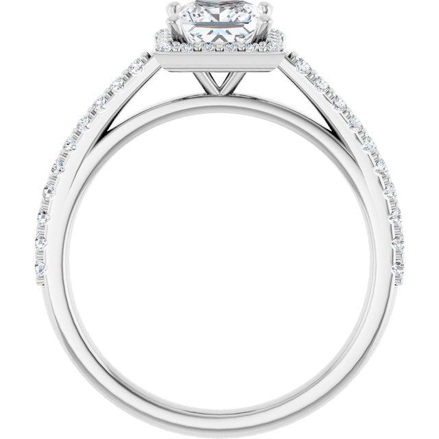 Halo-Style Engagement Ring