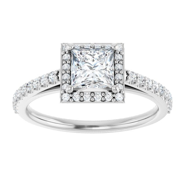 Halo-Style Engagement Ring