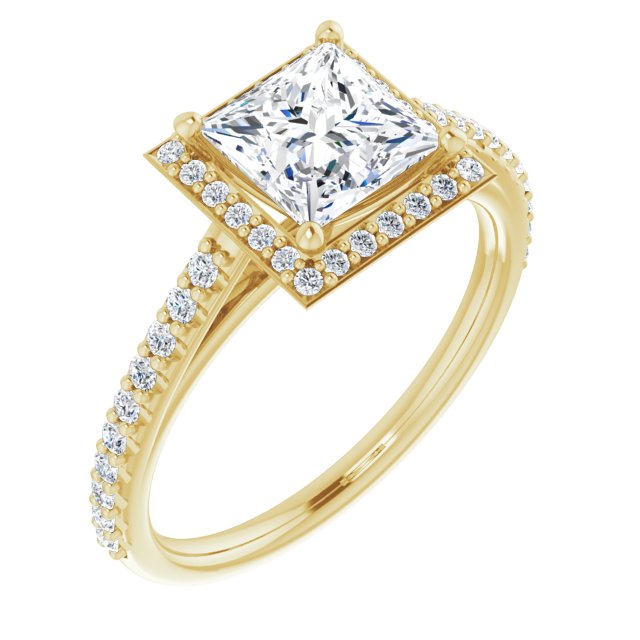 Halo-Style Engagement Ring