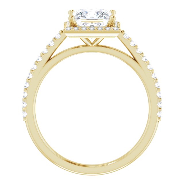 Halo-Style Engagement Ring