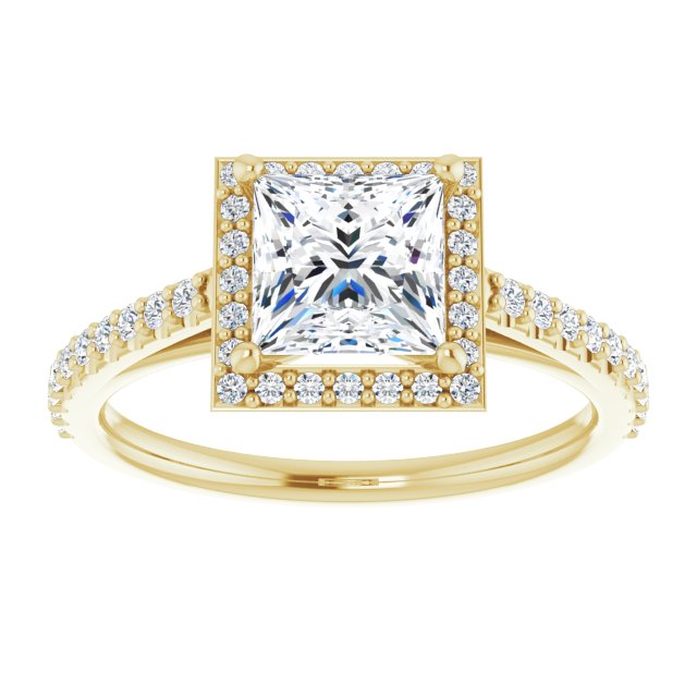Halo-Style Engagement Ring