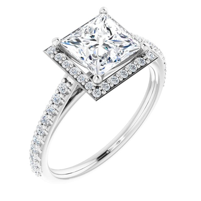 Halo-Style Engagement Ring