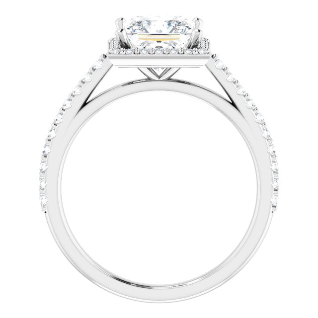 Halo-Style Engagement Ring
