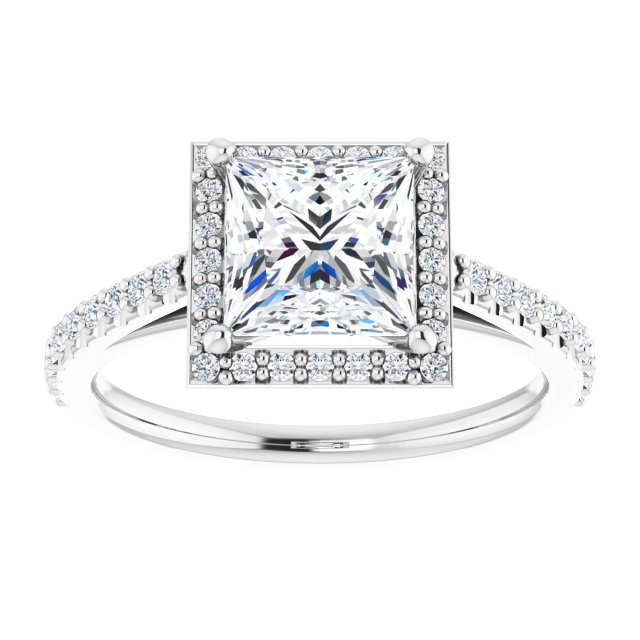 Halo-Style Engagement Ring