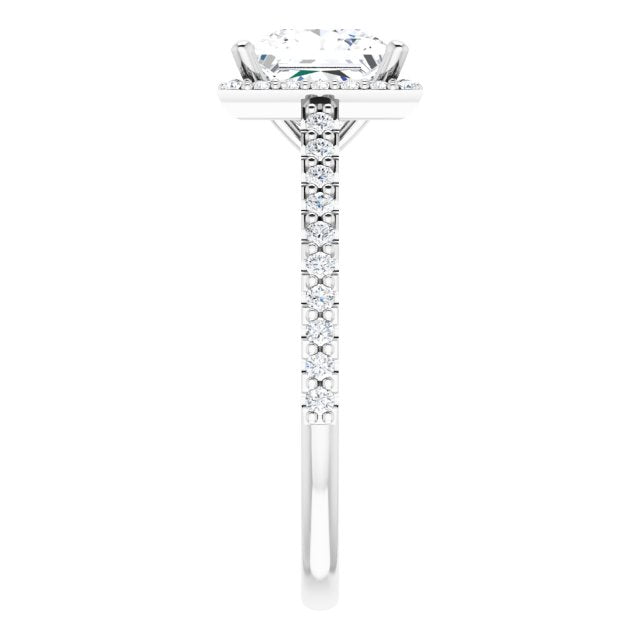 Halo-Style Engagement Ring