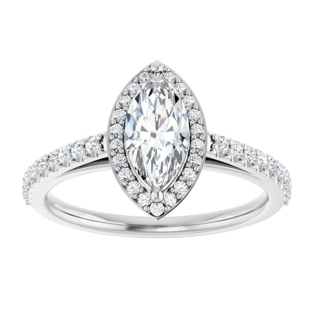 Halo-Style Engagement Ring