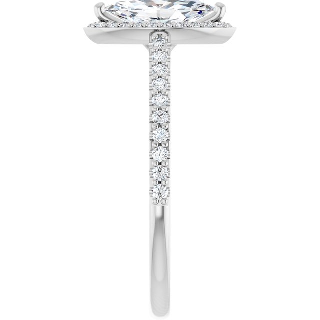 Halo-Style Engagement Ring