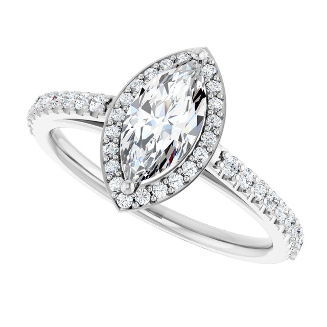 Halo-Style Engagement Ring