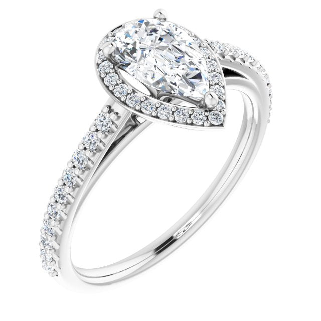 Halo-Style Engagement Ring