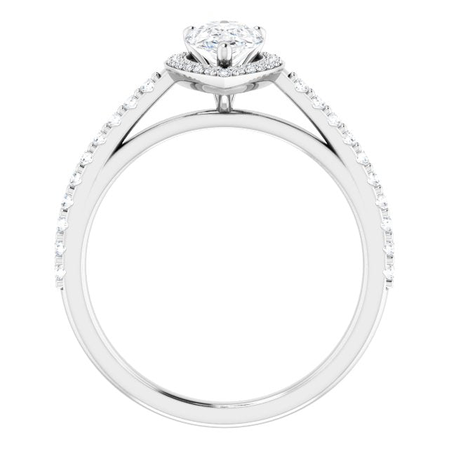 Halo-Style Engagement Ring