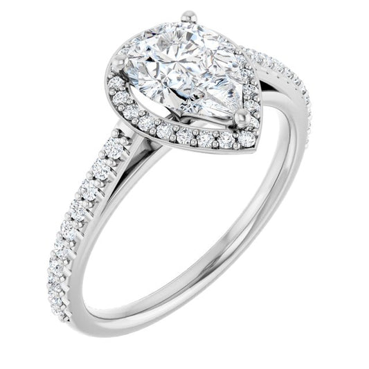 Halo-Style Engagement Ring