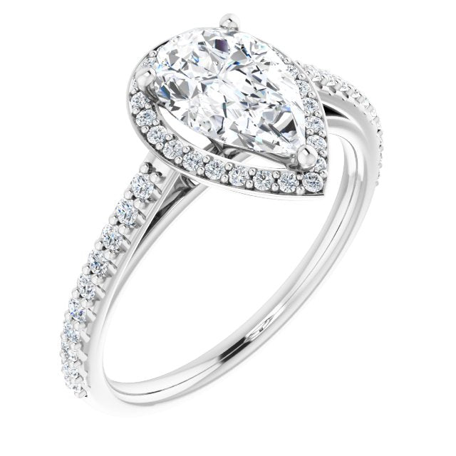 Halo-Style Engagement Ring