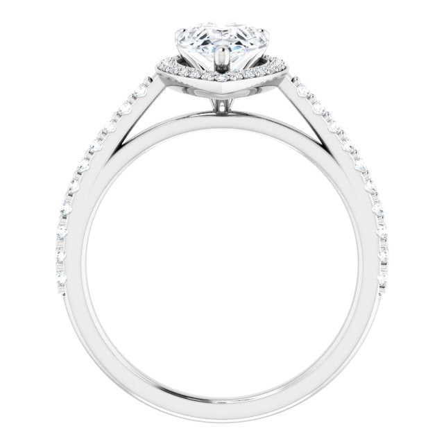 Halo-Style Engagement Ring