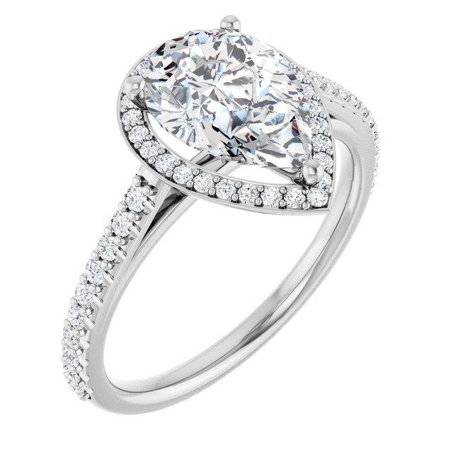 Halo-Style Engagement Ring