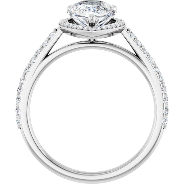 Halo-Style Engagement Ring