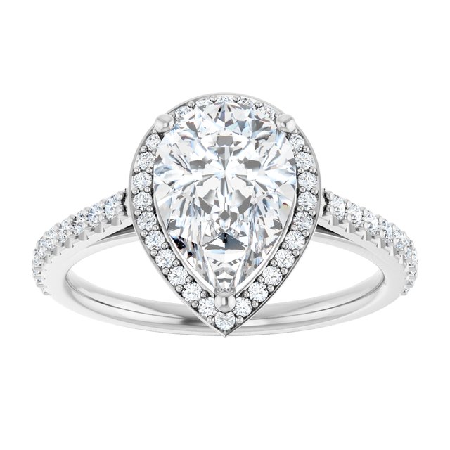 Halo-Style Engagement Ring