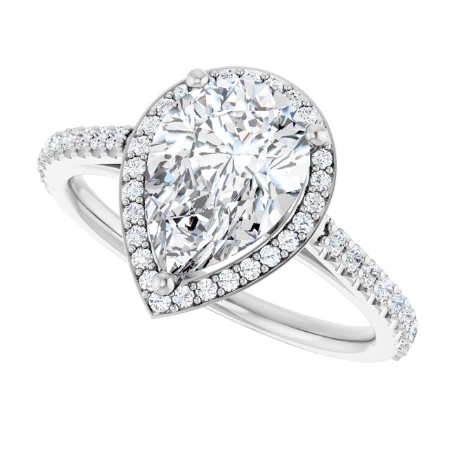 Halo-Style Engagement Ring