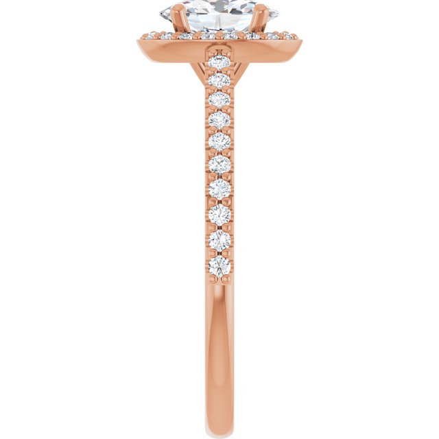 Halo-Style Engagement Ring