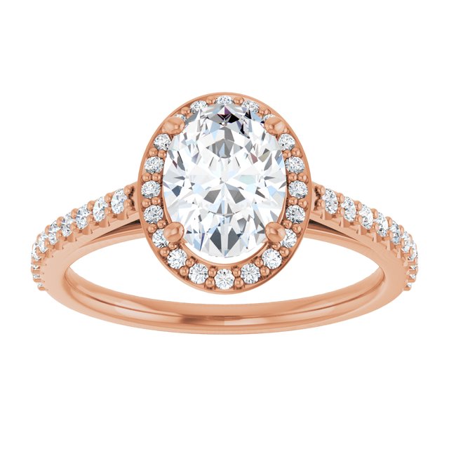 Halo-Style Engagement Ring