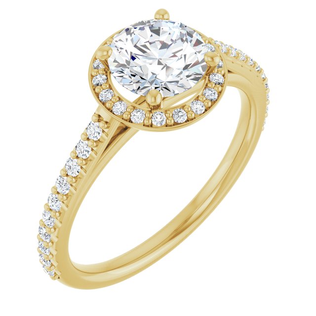 Halo-Style Engagement Ring