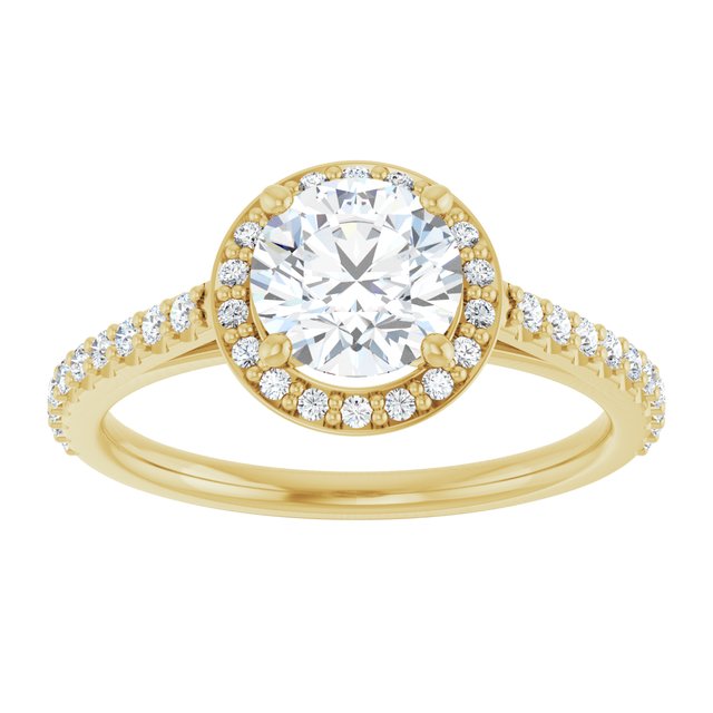 Halo-Style Engagement Ring