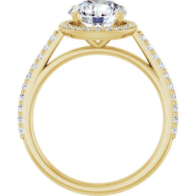 Halo-Style Engagement Ring