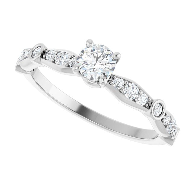 Vintage-Inspired Engagement Ring