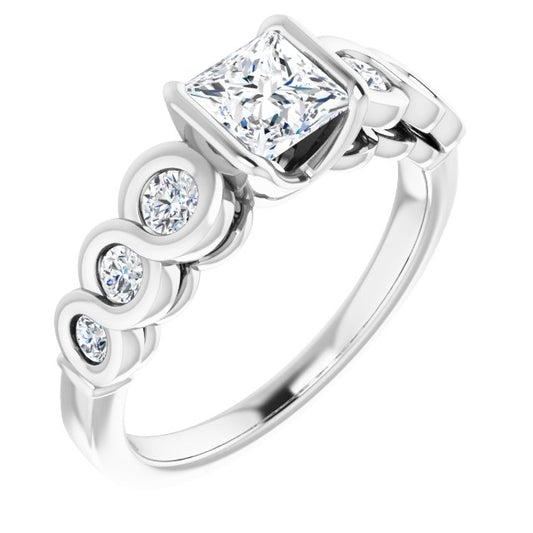 Bezel-Set Engagement Ring