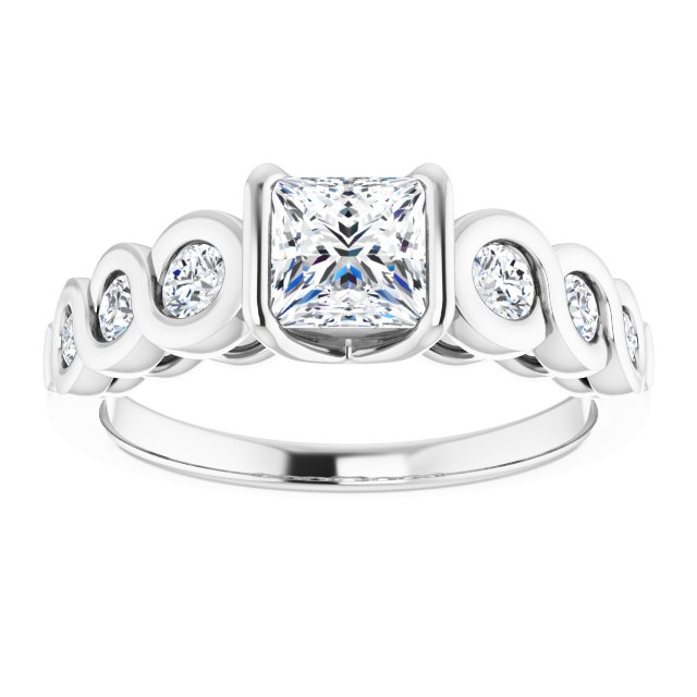 Bezel-Set Engagement Ring